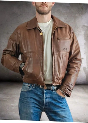 Schott Usa 🇺🇲 Modèle 633 Marron, Doublure Écossaise Laine, marque: Schott, état: Bon état, taille: M, 389,00 €, 409,15 € Protection acheteurs incluse