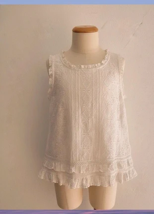 Preciosa 💕 blusa bordada Bass10, marque: Bass 10, état: Très bon état, taille: 16 ans / 176 cm, 15,00 €, 16,45 € Protection acheteurs incluse