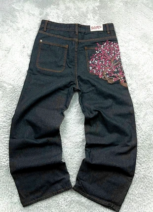 Baggy jambe large bleu foncé et rose taille M y2k, marque: y2k, état: Très bon état, taille: M, 46,99 €, 50,04 € Protection acheteurs incluse