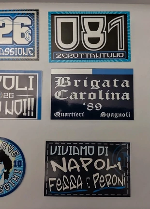 Stickers ultras, brand: Napoli, condizioni: Nuovo con cartellino, €3.00, €3.85 include la Protezione acquisti