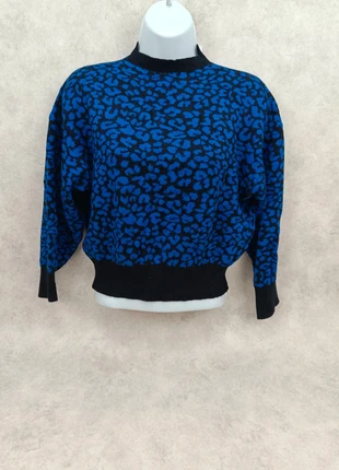 Pull femme Piazza Italia bleu/noir, marque: Piazza Italia, état: Très bon état, taille: M / 38 / 10, 14,00 €, 15,40 € Protection acheteurs incluse