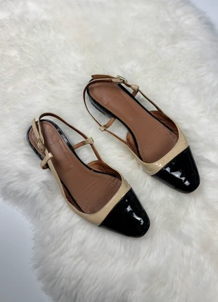 Escarpins bicolores Jonak vernis beige & noir, brand: Jonak, condizioni: Ottime, taglia: 38, €59.90, €63.60 include la Protezione acquisti Pro