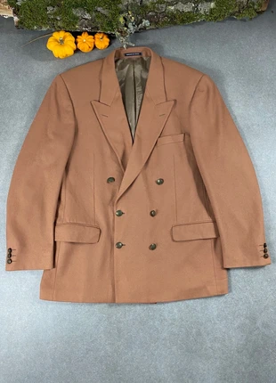 Manteau blazer Yves Saint Laurent pour homme coloris marron camel, brand: Yves Saint Laurent, condition: Very good, size: L, €115.00, €121.45 includes Buyer Protection Pro
