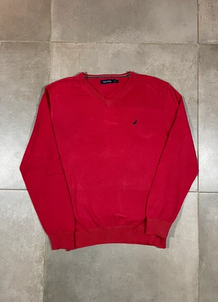 Pull Nautica Rouge Col V Taille L Homme, marca: Nautica, estado: Muy bueno, tamaño: L, 12,00 €, 13,30 € Protección al comprador incluida