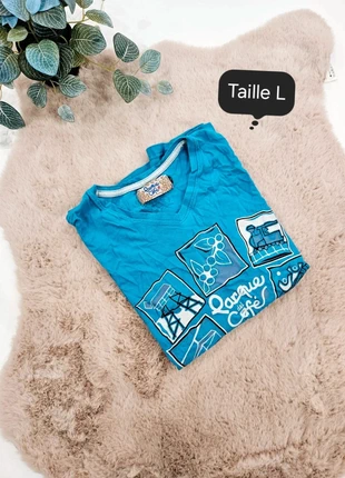 T-shirt haut manches courtes L, marque: C&A, état: Bon état, taille: L, 2,00 €, 2,80 € Protection acheteurs incluse