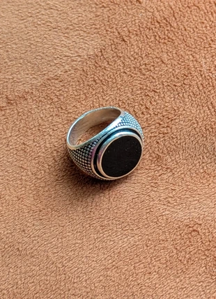 🌹Chevalière argent 925 Onyx🌹, marque: Argent, état: Très bon état, taille: 19 mm, 55,00 €, 58,45 € Protection acheteurs incluse