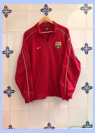 Chaqueta chándal Nike vintage fc Barcelona 2000/2001, marca: Nike, estado: Muito bom, tamanho: L, €44.00, €46.90 inclui Proteção do Comprador