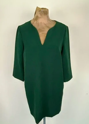 Robe Femme Monoprix Manches 3/4 Col V Vert bouteille Toile taille 40, marque: Monoprix, état: Très bon état, taille: L / 40 / 12, 15,00 €, 16,45 € Protection acheteurs incluse