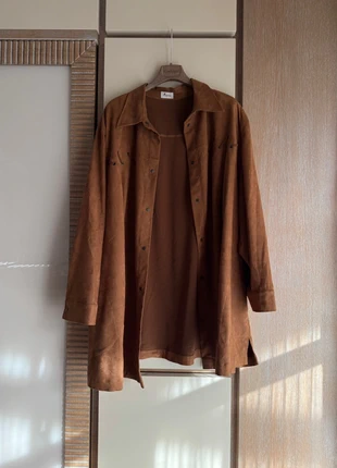 Bella indossata! Giacca lunga scamosciata Vintage - Verpass, marca: Vintage Dressing, estado: Muy bueno, tamaño: 4XL / 48 / 20, 20,00 €, 21,70 € Protección al comprador incluida