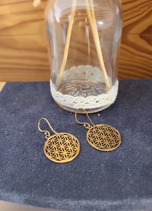 Boucles d’oreilles en laiton doré – 2,5 cm neuf, état: Très bon état, 6,00 €, 7,00 € Protection acheteurs (Pro) incluse