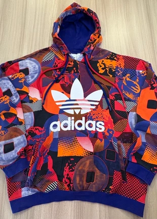Sweat à capuche Adidas multicolore au design original - Taille M – Edition 2020, marque: adidas, état: Très bon état, taille: M, 27,90 €, 30,00 € Protection acheteurs (Pro) incluse