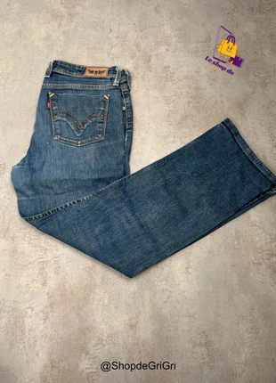 Jean Levi’s 627 Straight fit Femme Bleu vintage – Taille 42 (W31 L32), marca: Levi's, estado: Muito bom, tamanho: XL / 42 / 14, €26.00, €28.00 inclui Proteção do Comprador Pro