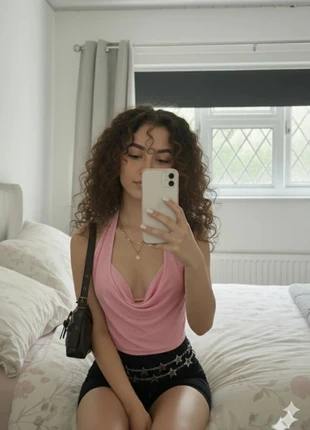 Ensemble 2 pièces haut scintillant dos nu - S, marque: Zyra, état: Très bon état, taille: S / 36 / 8, 32,00 €, 34,30 € Protection acheteurs incluse