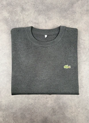 Pull Lacoste Col Rond / Gris Logo Brodé Laine et Acrylique / Taille XL, brand: Lacoste, condition: Very good, size: XL, €35.00, €37.45 includes Buyer Protection