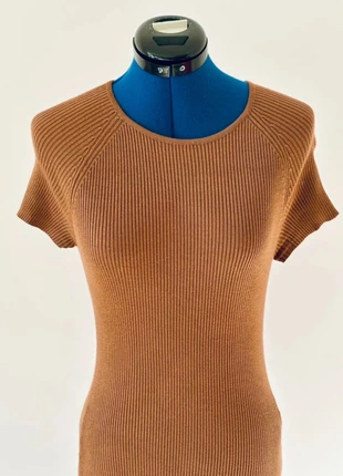 Robe moulante côtelée camel à manches courtes – Jennyfer – Taille M, marke: Jennyfer, zustand: Sehr gut, größe: M / 38 / 10, 8,00 €, 9,10 € beinhaltet Vinted-Käuferschutz Pro