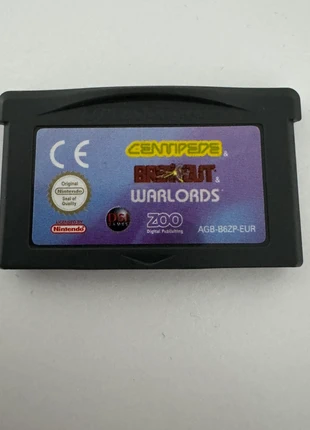Nintendo Game Boy Advance Game Black Cart Centipede Breakout Warlords, condition: Good, £3.50, £4.38 includes Buyer Protection