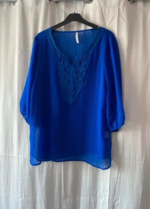 Blouse femme, marque: Blancheporte, état: Neuf sans étiquette, taille: XXL / 44 / 16, 5,00 €, 5,95 € Protection acheteurs incluse