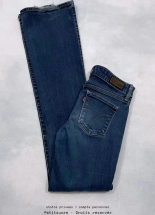 Jean Levi’s y2k Femme Bleu marine Jean évasé Jambes Larges Navy - Taille S w26 /963B, brand: Levi's, condition: Good, size: S / 36 / 8, €24.90, €26.85 includes Buyer Protection Pro
