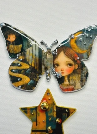 Lot de 3 breloques uniques pour esprits créatifs, merk: Absimilis, staat: Nieuw zonder prijskaartje, € 6,90, € 7,95 inclusief Kopersbescherming Pro