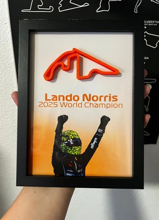 Cadre F1 Lando Norris Champion du Monde, brand: formulafleur, condition: Very good, €16.00, €17.50 includes Buyer Protection