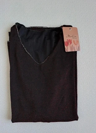 😍 Blouse 😍 col V argenté Italia Moda taille 38/40 🌹#chic 🥰#paillettes, marke: Italy Moda, zustand: Neu, mit Etikett, größe: L / 40 / 12, 8,00 €, 9,10 € inklusive Vinted-Käuferschutz