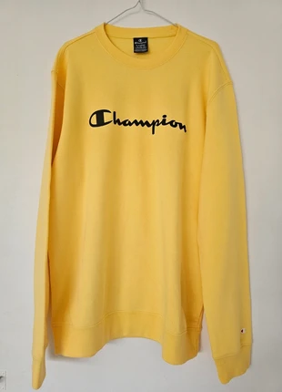 Pull / sweatshirt / sweat jaune - Champion - taille xl, brand: Champion, condition: Very good, size: XL, €18.00, €19.60 includes Buyer Protection
