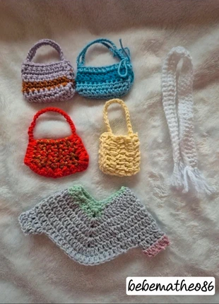 Barbie - vêtements accessoires poupee - crochet - neuf, brand: jenny'crochet, condition: New without tags, size: 3 years / 98 cm, €8.00, €9.10 includes Buyer Protection