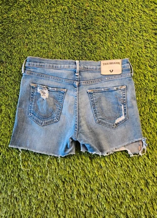 True Religion Y2K Vintage Denim Mini Shorts - Rare Stitching!, marque: True Religion, état: Très bon état, taille: S / 36 / 8, 6,00 €, 7,00 € Protection acheteurs incluse