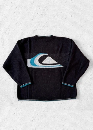 Vintage Quiksilver Knitted Sweater Marine Blue, Blue & White Size 16Y/Small, marque: Quiksilver, état: Très bon état, taille: XS, 39,95 €, 42,65 € Protection acheteurs (Pro) incluse