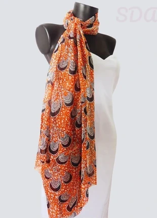 écharpe châle foulard femme mousseline de soie, brand: Africa, condition: Very good, €18.00, €19.60 includes Buyer Protection Pro