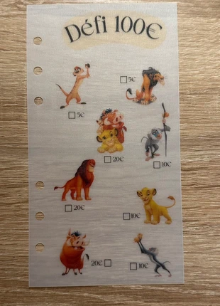 Défi budgétaire Le roi Lion A6, condizioni: Nuovo con cartellino, €1.90, €2.70 include la Protezione acquisti Pro