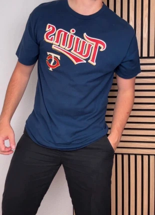 T-shirt MLB Minnesota Twins | Genuine Merchandise | Bleu marine | Taille L, merk: Genuine Merchandise, staat: Heel goed, maat: L, € 15,00, € 16,45 inclusief Kopersbescherming Pro