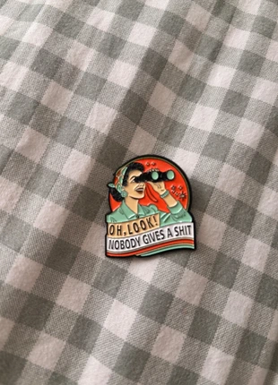 Pins / Broche en métal sarcastique, marque: no brand, état: Neuf sans étiquette, 3,00 €, 3,85 € Protection acheteurs incluse