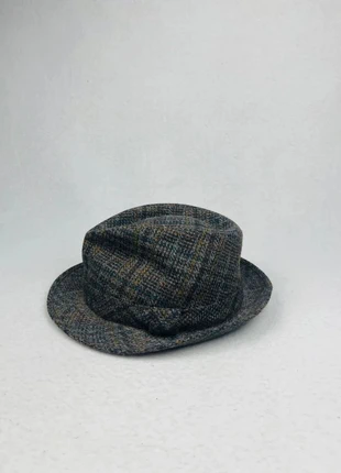 Chapeau En Laine Wegener À Carreaux Marron Gris Taille 52cm Vintage Y2K, brand: Wegener, condition: Very good, size: 52, €24.90, €26.85 includes Buyer Protection Pro
