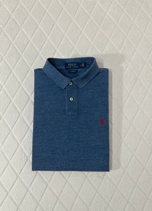 Polo Ralph Lauren bleu marine L Custom fit logo brode rouge, merk: Ralph Lauren, staat: Heel goed, maat: L, € 30,00, € 32,20 inclusief Kopersbescherming