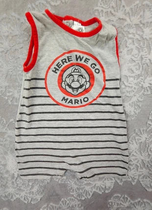 Combishort Super Mario - Taille 12 mois - Bon état, marke: Super Mario, zustand: Gut, größe: 12-18 Monate / 80, 2,00 €, 2,80 € inklusive Vinted-Käuferschutz