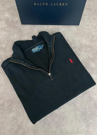 Half zip Ralph Lauren noir logo rouge homme taille L old money, brand: Ralph Lauren, condizioni: Buone, taglia: L, €49.00, €52.15 include la Protezione acquisti
