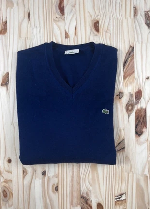 Pull Lacoste bleu marine – logo brodé Col V très bon état taille M, marca: Lacoste, estado: Muy bueno, tamaño: M, 25,00 €, 26,95 € Protección al comprador Pro incluida