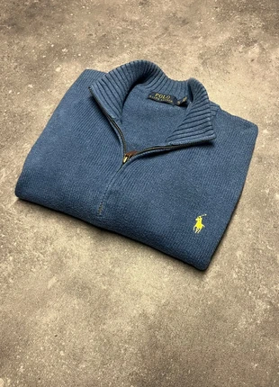 Pull Polo Ralph Lauren 1/2 Zip – Bleu – Taille XL, marque: Ralph Lauren, état: Très bon état, taille: XL, 59,00 €, 62,65 € Protection acheteurs incluse