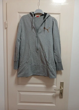 Sweat à capuche avec zip gris Puma taille XL, marque: Puma, état: Très bon état, taille: XL / 42 / 14, 16,00 €, 17,50 € Protection acheteurs incluse
