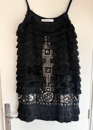 ZARA Tassel Party Dress – Black – Size S – Gatsby Style – Worn Only Once, marque: Zara, état: Très bon état, taille: S / 36 / 8, 35,00 €, 37,45 € Protection acheteurs incluse