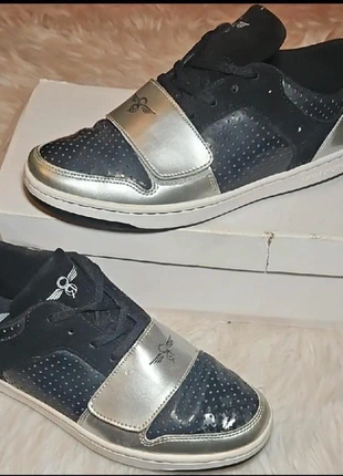 Creative Recreation Black & Metallic Silver Sneakers | Futuristic Style |, brand: Creative Recreation, condition: Good, size: 10.5, £45.34, £48.31 includes Buyer Protection