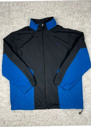 Veste coupe-vent Nike y2k vintage noir et bleu logo brodé | Taille : XXL, marque: Nike, état: Très bon état, taille: XXL, 32,90 €, 35,25 € Protection acheteurs incluse
