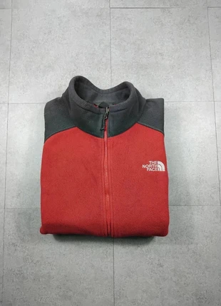 Polaire - The North Face - Gris et Rouge - Full Zip - Col Camionneur - Taille XXL - 27, marke: The North Face, zustand: Sehr gut, größe: XXL, 40,00 €, 42,70 € inklusive Vinted-Käuferschutz