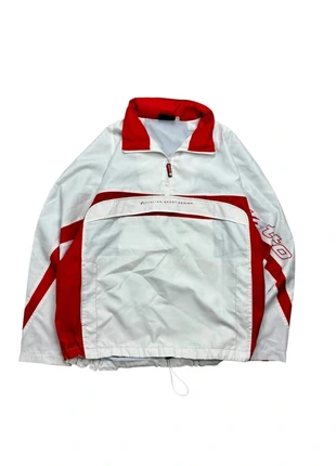Veste Lotto Vintage années 2000 coupe oversize Blanc Rouge - XL, brand: Lotto, condition: Very good, size: XL, €25.00, €26.95 includes Buyer Protection Pro