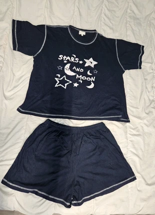 Ensemble Pyjama bleu marine - Ici et maintenant, marca: ici et maintenant, estado: Bueno, tamaño: XXL / 44 / 16, 5,00 €, 5,95 € Protección al comprador incluida