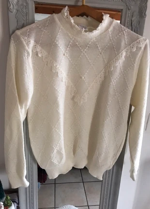 Pull 100acrylique taille 2, zustand: Zufriedenstellend, größe: M / 38 / 10, 7,00 €, 8,05 € beinhaltet Vinted-Käuferschutz Pro