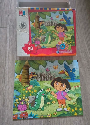Puzzle Dora l’exploratrice - MB - 60 pieces, brand: MB, condition: Good, €1.00, €1.75 includes Buyer Protection