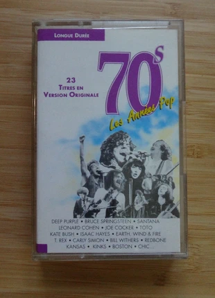 Vintage 1989 Compilation Best Of " 70s - Les Années Pop " Music Cassette K7 Official, condition: Very good, €15.00, €16.45 includes Buyer Protection