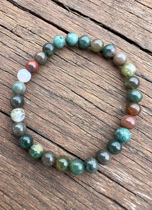 Bracelet pierre naturel Agate India, marque: Les fées papillons, état: Très bon état, 8,00 €, 9,10 € Protection acheteurs incluse